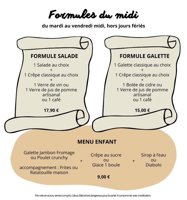 La Petite Crêperie - Scan Menu 3